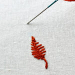 How to Make a Buttonhole Leaf Stitch