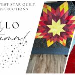 Free Harvest Star Quilt Tutorial Using a Jelly Roll Precut